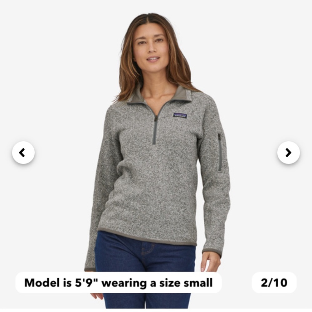 Patagonia Better Sweater Quarter-Zip Fleece Pullover - Women's small
